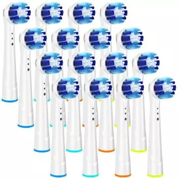 Набор насадок для электрических зубных щёток Oral B, 16 шт 16Pcs Brush Heads