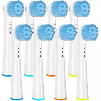 Набор насадок для электрических зубных щёток Oral B, 8 шт (Sensitive) 8Pcs Brush Heads