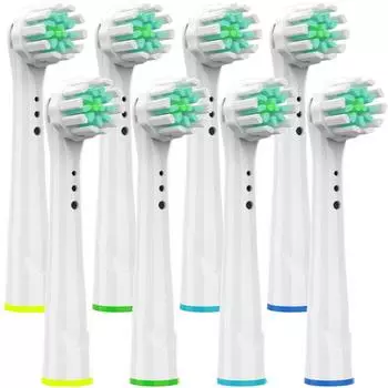 Набор насадок для электрических зубных щёток Oral B, 8 шт (Super Soft) 8Pcs Brush Heads