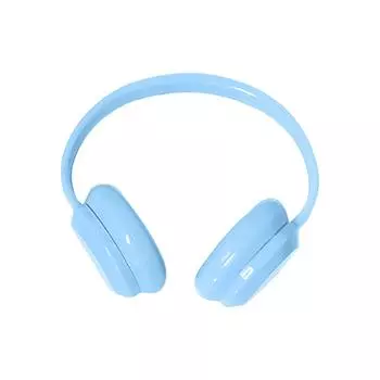 Набор наушников для куклы 17 см Аксессуар для куклы Аксессуар-наушники в форме сердечка, Нарядите свою куклу Куклы в комплект не входят! One Size синий