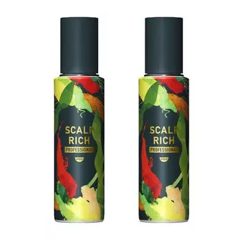 Набор Nissin Foods Scalp Rich Professional, 100 мл x 2 флакона. Приблизительно на 60 дней. Унисекс. Питание волос. Уход за кожей головы. Для женщин. Кожа головы.