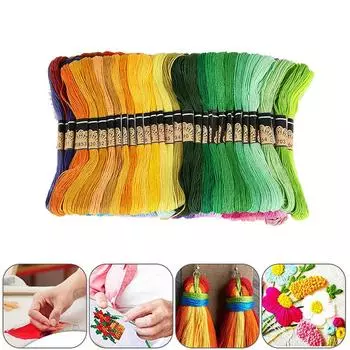 Набор ниток для вышивания крестиком, 100 цветов