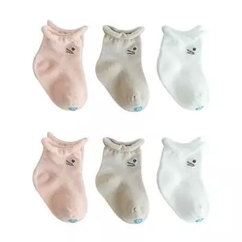 Набор носков Mom s Care Baby Lovely Point, 6 предметов, корейские товары для детей