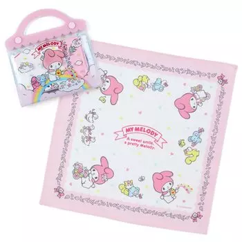 Набор носовых платков Sanrio My Melody My Melody My Melody Модные товары Персонаж x 1 x см 795569 ~Навсегда~ 13,5 13,7