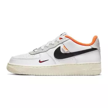 Набор обручей Nike Air Force 1 LV8 GS — белые кроссовки Total Orange цвета кокосового молока, черные DX3361-100 39
