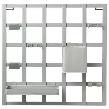Набор органайзеров для досок IKEA SNICKRA, 8 шт. серо-зеленый 38x38 см