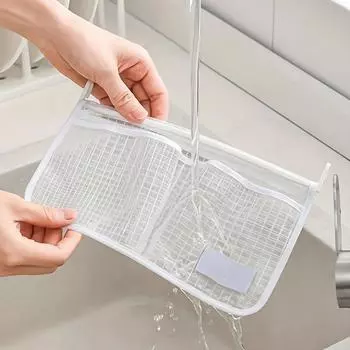 Набор органайзеров для двери холодильника, сетчатый мешок для подвески холодильника на кухню, мешок для сортировки бытовых мелочей, только для мелких предметов белый