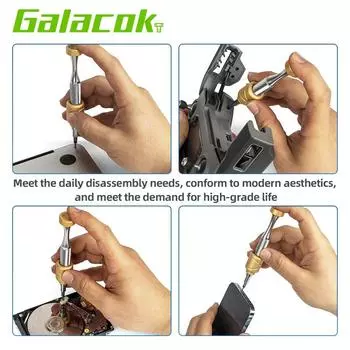 Набор отверток 37 в 1, прецизионные магнитные биты для отверток, мини-кейс для инструментов, разборный для ремонта ПК и телефонов для умного дома