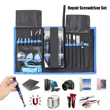 Набор отверток 76 в 1, набор прецизионных отверток для DIY часов, мобильного телефона, ноутбука, ремонт, противоскользящая электрическая мощность