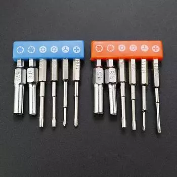 Набор отверток JCD для разборки и вскрытия корпуса, набор запасных частей для Switch GBA SP New 3DS XL PSP NGC Game Console оранжевый
