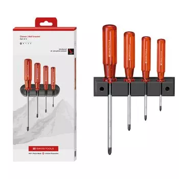 Набор отверток PB Swiss Tools 4 предмета с держателем 242CBB