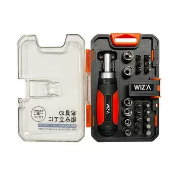 Набор отверток с трещоткой Arkland Sakamoto, 23 шт., WIZ A и GTKS-23D