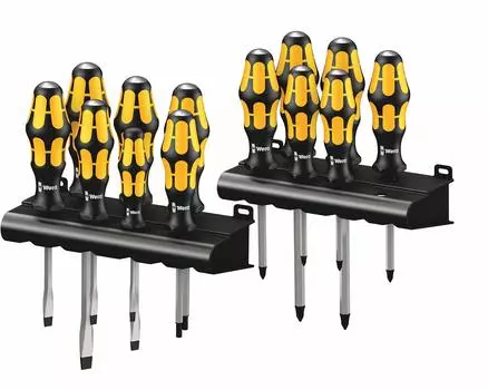 Набор отверток WERA Kraftform Handle Penetrating Driver Set с подставкой, 13 предметов 133285