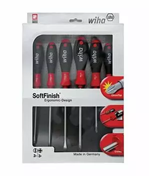 Набор отверток wiha soft finish 6 шт. 302HJ6 (+ -)