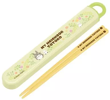 Набор палочек для еды Skater Chopsticks Box Set Мой сосед Тоторо Растения Сделано в Японии Ghibli ABS2AM Детская