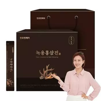 Набор палочек с красным женьшенем Cheonho NCare Antler 60 шт., 720 мл, 1 шт.