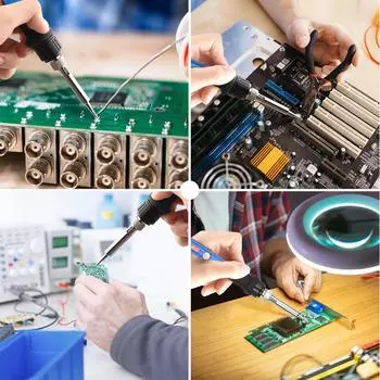 Набор паяльников для выжигания по дереву, набор из 38 предметов, регулируемая температура, пайка, выжигание по дереву US Plug