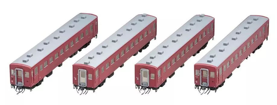Набор пассажирских вагонов TOMIX HO gauge 50 series 51 type 4 вагона HO-9053 Железнодорожная модель пассажирского вагона