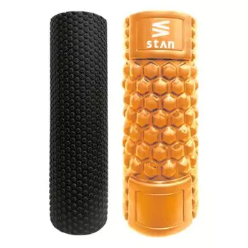Набор пенных роликов stan Myofascial Release Trigger Point Stretch Roller Yoga Pole (оранжевый) оранжевый