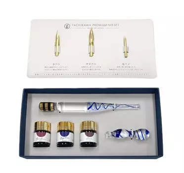 Набор перьевых ручек Tachikawa Dip Pen Premium Spiral PSSP01