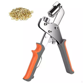 Набор плоскогубцев для продевания люверсов, инструмент для дырокола для кожи, дырокол для одежды