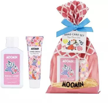 Набор по уходу за руками Moomin Wild Rose Garden Cream Hand Мыло Rose Present Gift Present Women Men Popular Thank You Return Prodwell Birthday Day (Рука &
