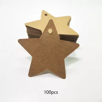 Набор подарочных бирок для рукоделия и декорирования Kraft