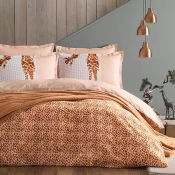 Набор пододеяльников для пододеяльников Giraffe Wellsoft, 5 шт. - коричневый