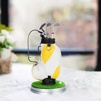 Набор подставок для ручек для гольф-клуба с 3 ручками — декор офисного стола красный