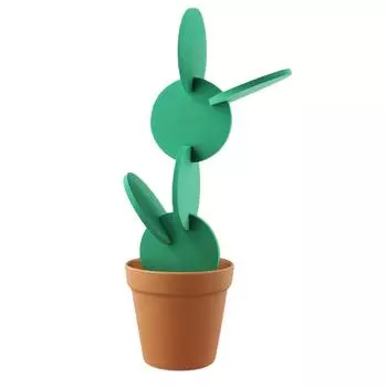 Набор подставок с креативным дизайном и подставкой в виде цветочного горшка для хранения, для декора стола C