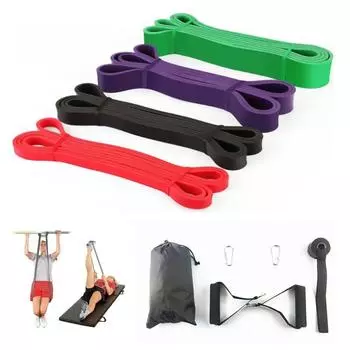 Набор подтягиваний Resibands для силовых тренировок в тренажерном зале, силовая веревка, резиновый эспандер для кроссфита