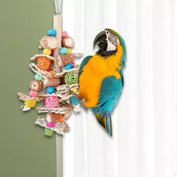 Набор подвесных игрушек для попугаев и маленьких птичек-компаньонов 31cmx14cm