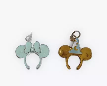Набор подвесок-браслетов с Микки и Минни Happy Blue Tokyo Disney Resort Blue Ever After Secret &