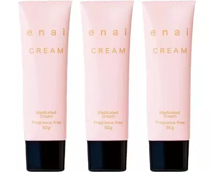Набор полезных дезодорантов enai Delicate Zone Cream Medicated Deodorant Stuffy Odor, произведенных в Японии [Great 3] Без добавок Без отдушек