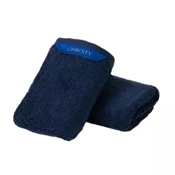 Набор полотенец для лица Christy из 33 шт. Quick Plump Cotton Pimlico Midnight 2, 100% хлопок, прибл.. 80 см, Впитывающий, Сушильный, Роскошный, Гостиничный, Полотенце,