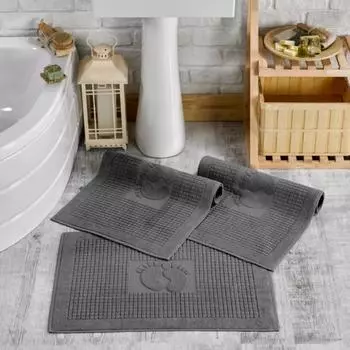 Набор полотенец и швабр для ног, 3 шт.