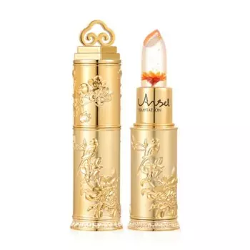 Набор помад Flower Jelly Lipstick Set Питательная помада с теплым оттенком и длительным увлажняющим эффектом Волшебный блеск для губ, меняющий цвет (оранжевый)