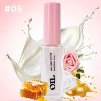 Набор помад SAM SUGAR Fruit Honey Essential Lip Oil Длительное увлажнение Линия Разглаживание Уход Прозрачная Перламутровая Глазурь, 21195-06