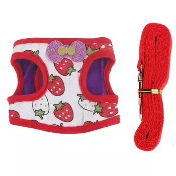 Набор поводков для мелких домашних животных, удобный нагрудный ремень, жилет для кролика, хомяка, Гвинеи L