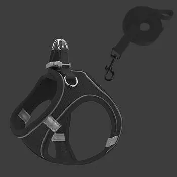 Набор поводков для собак Story One, длина 1,5 м, антиагрессор для домашних животных A-DC006, черный, 2 предмета