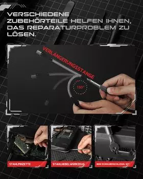 Набор прецизионных электрических отверток 128 в 1, портативный набор отверток из легированной стали высокой твердости для ремонта электроники