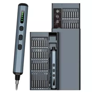 Набор прецизионных электрических отверток 68 в 1 с 64 магнитными битами, 5 регулируемыми крутящими моментами, мини-электроинструментами для iPhone, часов, камеры, ПК