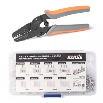 Набор прецизионных клещей для обжима клемм типа PH IWISS 230KIT 2/3/4/5PIN IWS-2820 +