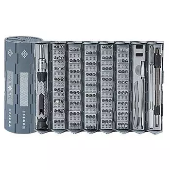 Набор прецизионных отверток 126 в 1, профессиональный магнитный набор инструментов для ремонта электроники, смартфонов, часов, очков, ПК MacBook