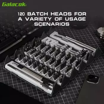 Набор прецизионных отверток 128 в 1, набор магнитных отверток с гибким валом, профессиональные инструменты для ремонта телефонов, часов, очков, ПК