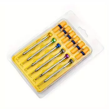 Набор прецизионных отверток 6 в 1 для ремонта часов — нержавеющая сталь, прочный и простой в использовании 6 in 1 Screwdriver Set