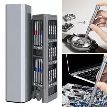 Набор прецизионных отверток с магнитным органайзером 71 в 1, дизайн 30, сталь