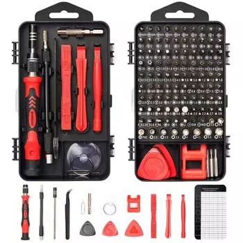 Набор прецизионных отверток SHARDEN 122in1, специальная отвертка, отвертка, магнитный инструмент для ремонта, нескользящая ручка, отвертка Torx, Phillips, плоская отвертка