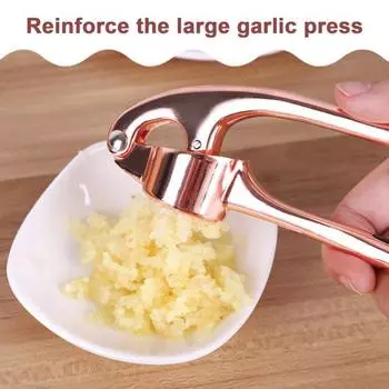 Набор прессов для чеснока позволяет легко измельчать и измельчать чеснок. Мощный инструмент-мясорубка с щеткой для ведра для чеснока. серебряный
