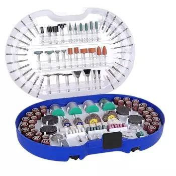 Набор принадлежностей для вращающегося инструмента из 276 предметов. Хвостовики диаметром 1/8 дюйма. Универсальное приспособление для легкой резки, шлифования, шлифования, заточки, резьбы и полировки.